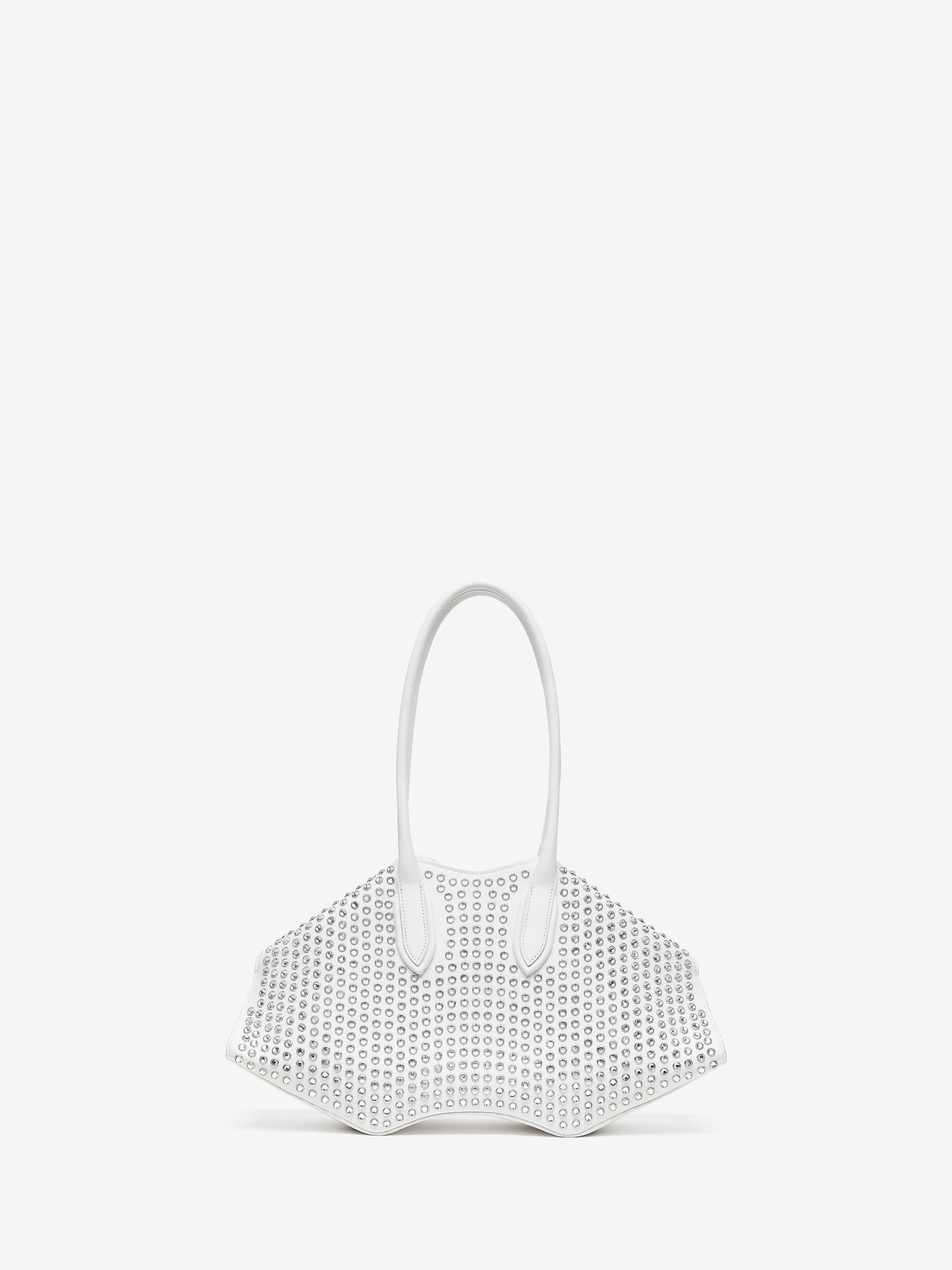 Women's Manta Bag in White in Calf Leather | Alexander McQueen - image 4