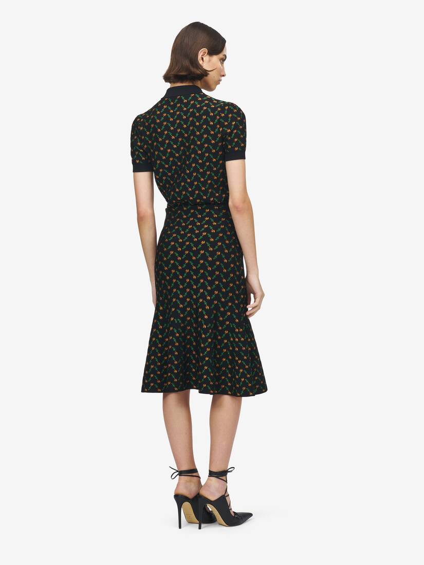 Flower Jacquard Skirt | Alexander McQueen - image 4