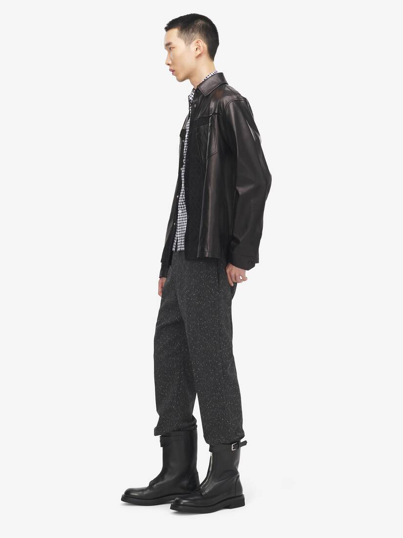 Surchemise en cuir | Alexander McQueen - image 3