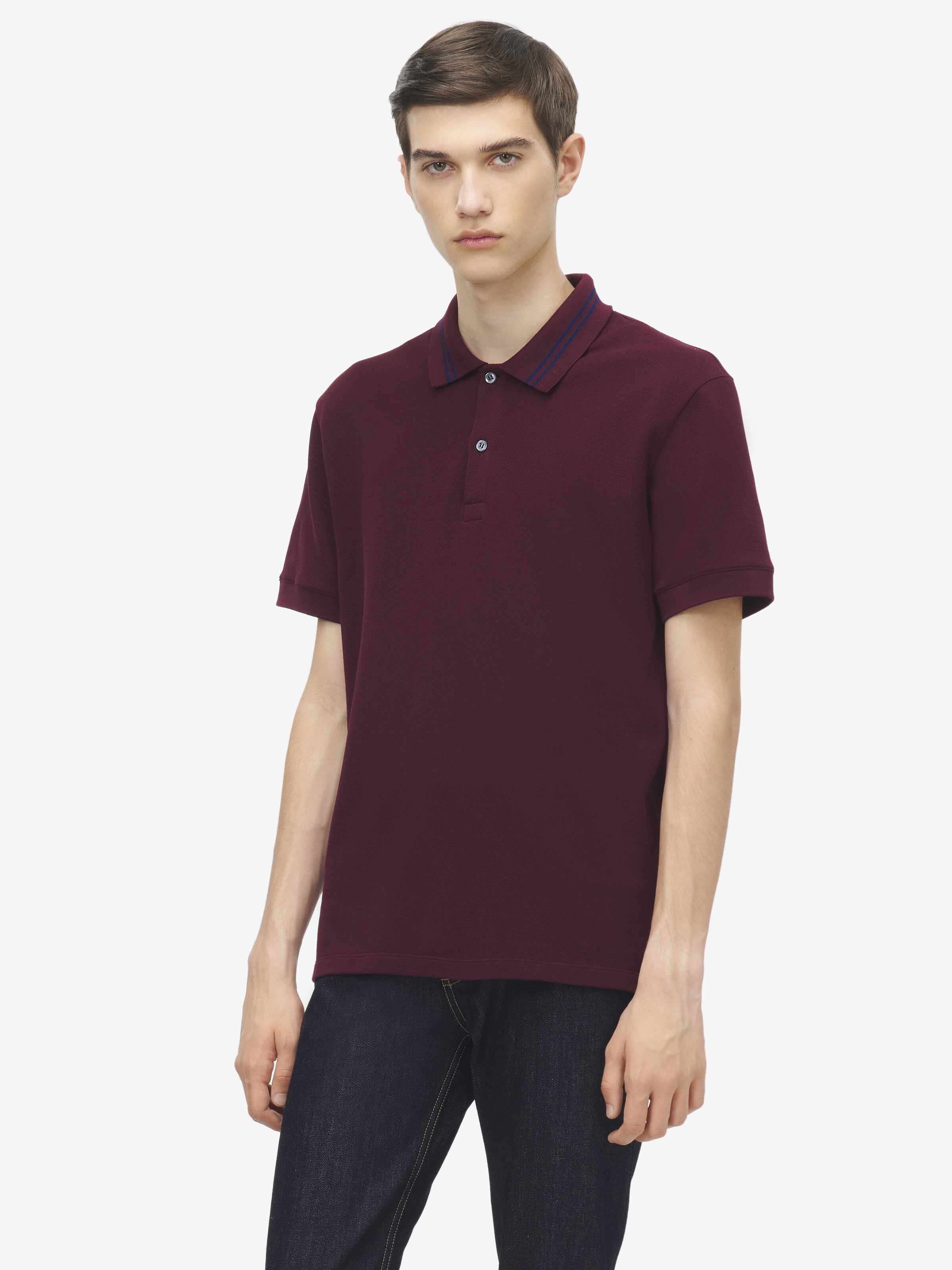 McQueen标志Polo衫 in 100% 棉 | Alexander McQueen - image 6