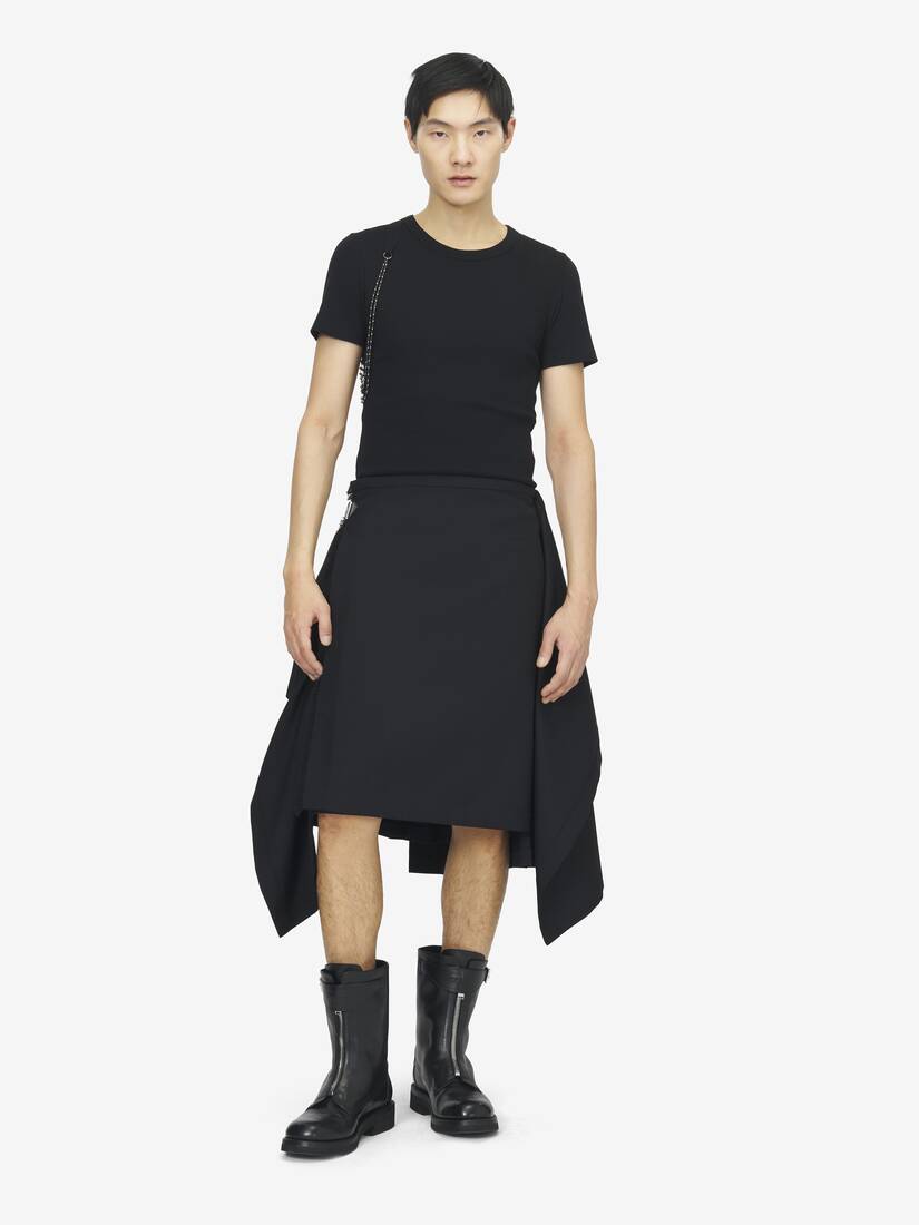 链条背带T恤 | Alexander McQueen - image 2