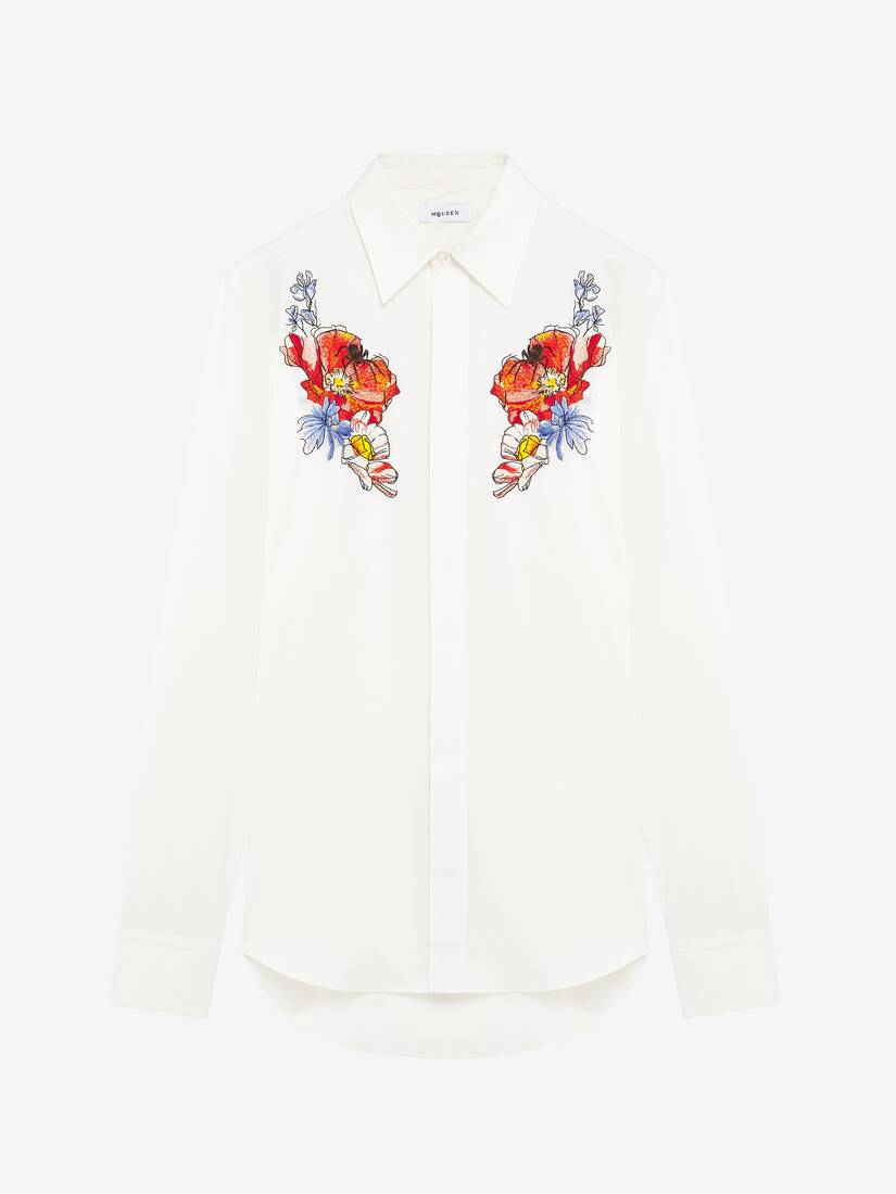 Chemise à broderie Meadow Floral | Alexander McQueen - image 1