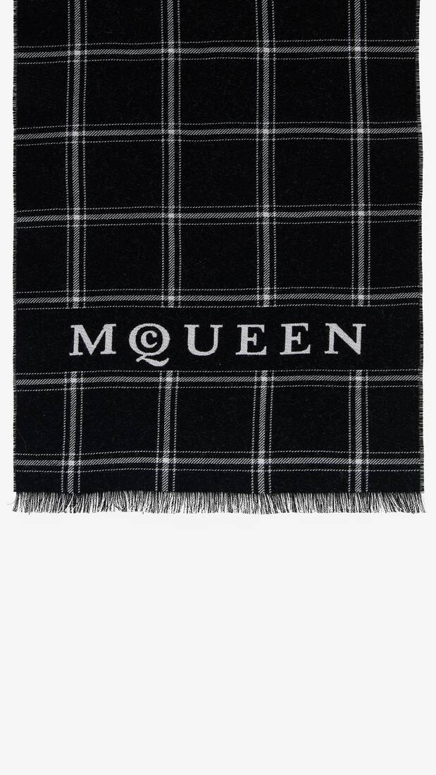 Men's McQueen Tartan scarf