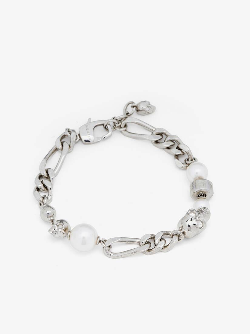 スカル＆パール ブレスレット | Alexander McQueen - image 1