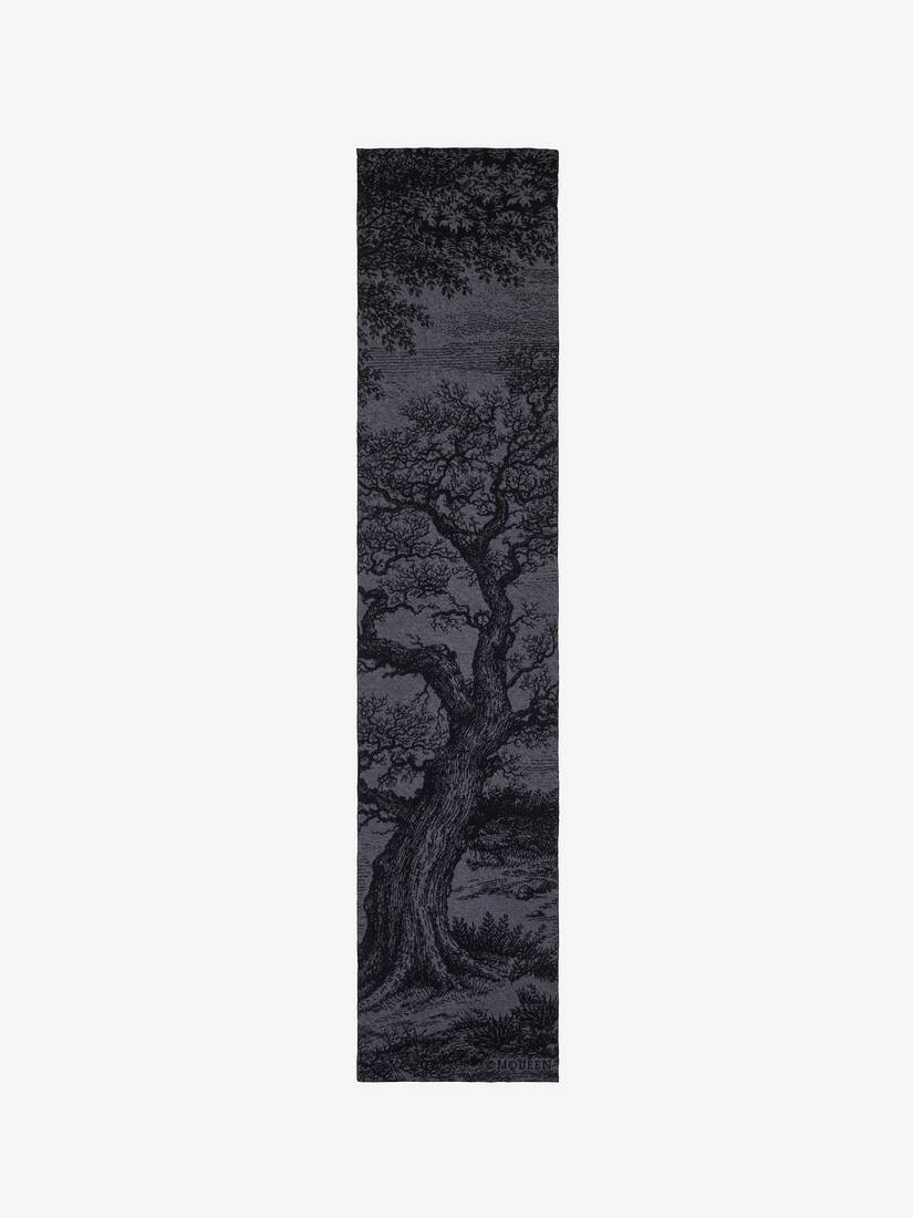 'Tree Of Life' Wool Jacquard Scarf | Alexander McQueen - image 2