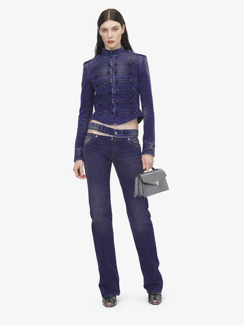 Slashed Zip Bootcut Jeans | Alexander McQueen - image 2