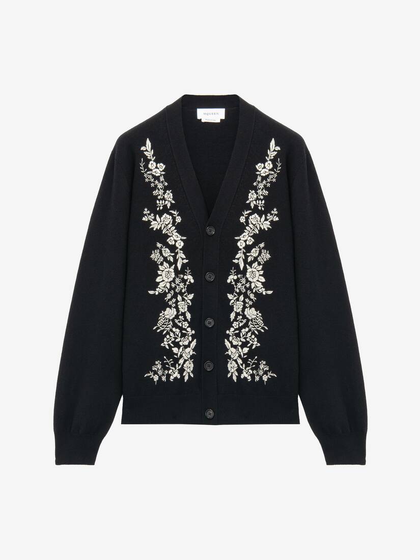 花卉刺绣开衫 | Alexander McQueen - image 1