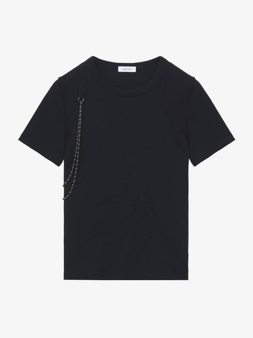 Chain Harness T-shirt | Alexander McQueen - image 1