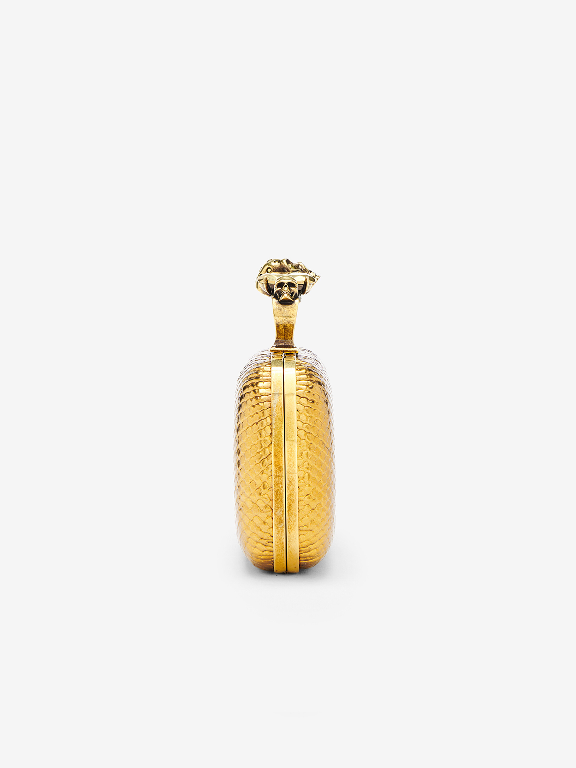 Women's Knuckle Clutch in Gold in Calf Leather | Alexander McQueen - image 3