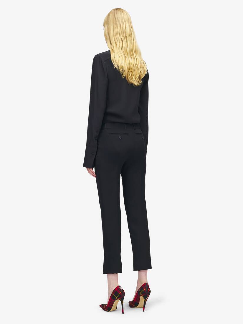 Cropped Tailored Trousers | Alexander McQueen - image 4