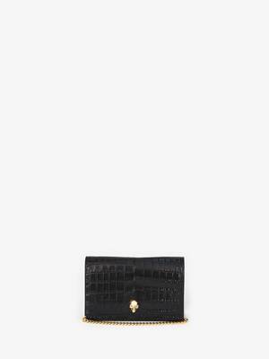 【関税込み】McQueen ブラック スモール スカル バッグ Alexander McQueen The Seal ショルダーバッグ S | ブラック