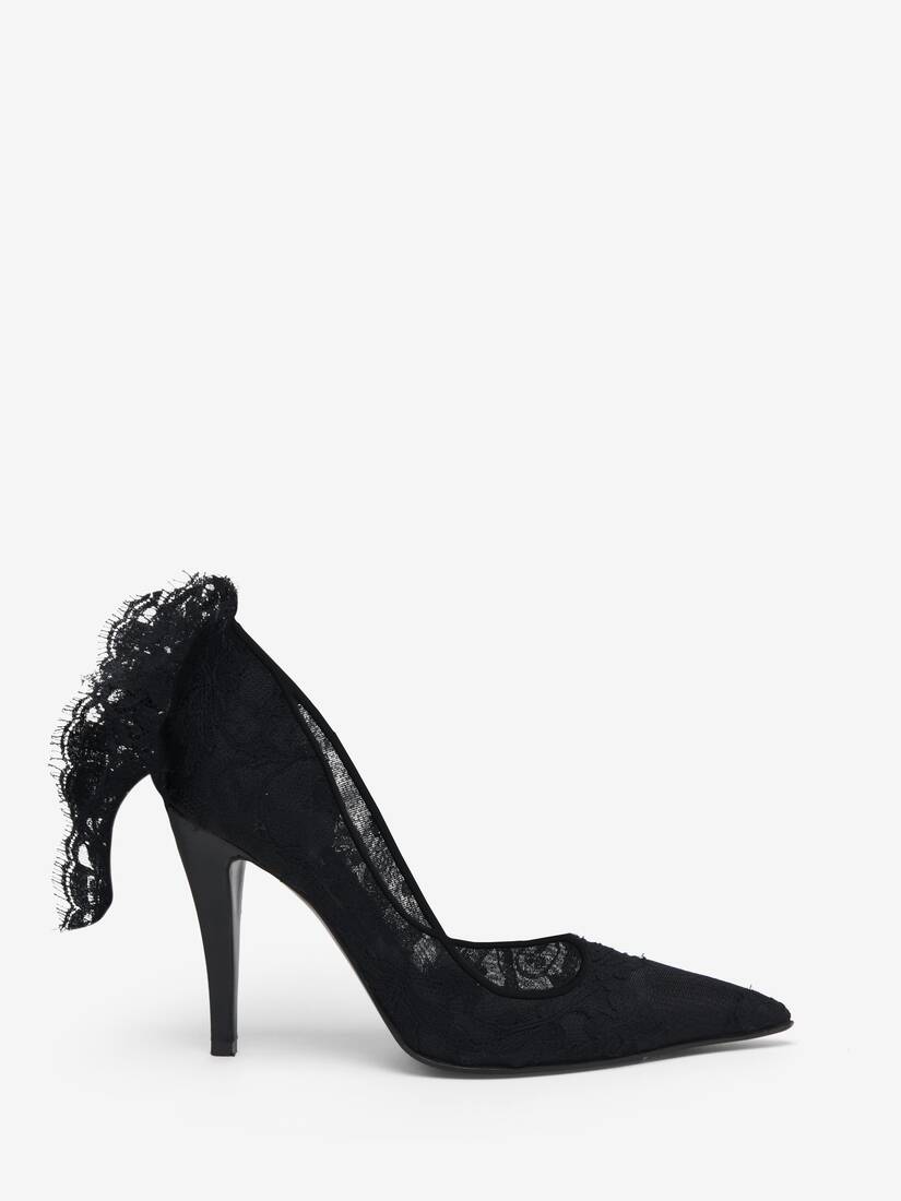 Scarpe con tacco in pizzo Heron