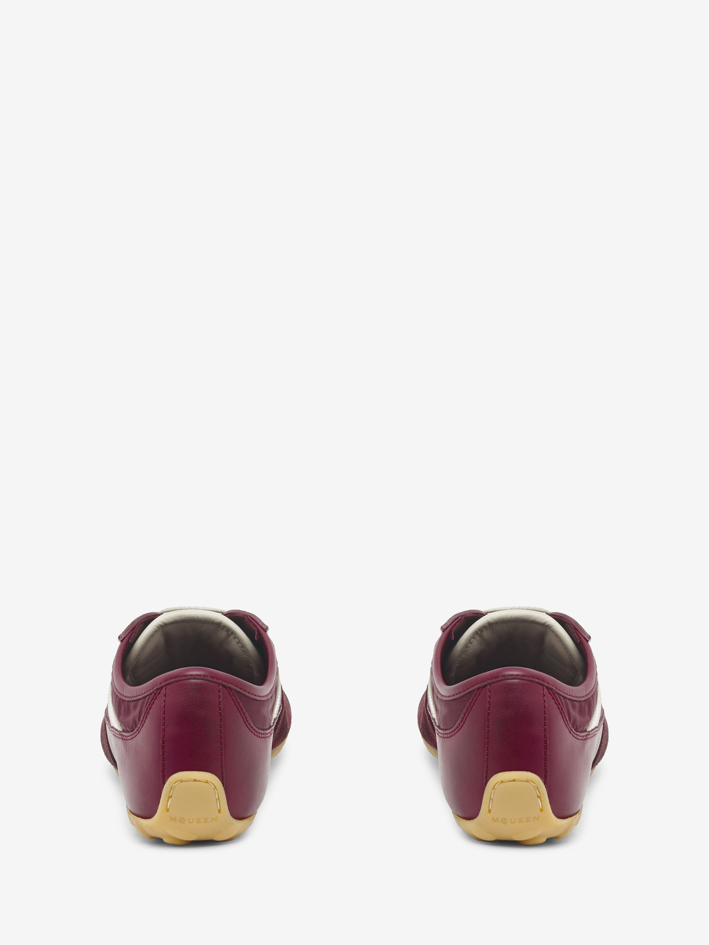Sneakers Boxe pour Femme en Rouge Rubis in Tige : cuir de veau. 100 % polyester. 94 % polyester, 6 % polyuréthane. | Alexander McQueen - image 3