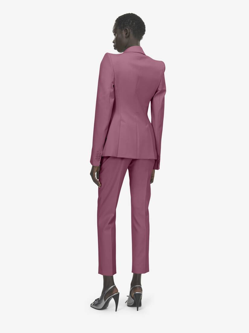 Wool Gabardine Cigarette Trousers | Alexander McQueen - image 4