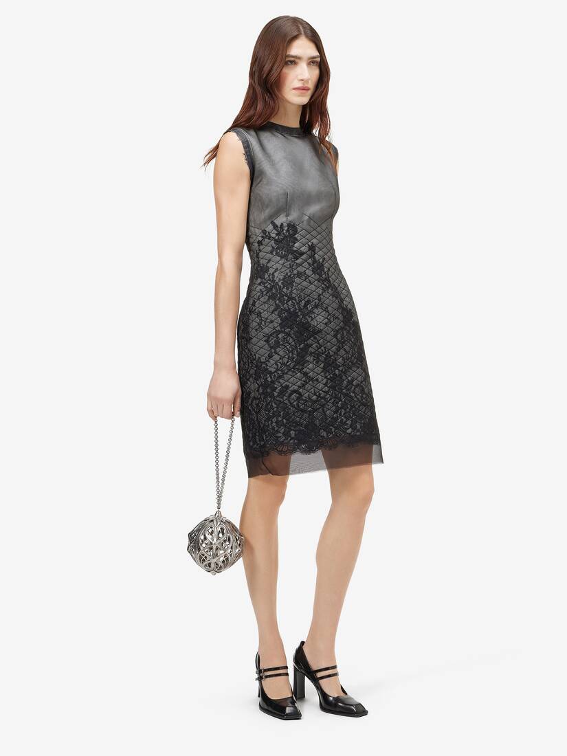 Floral Lace Shift Dress | Alexander McQueen - image 3