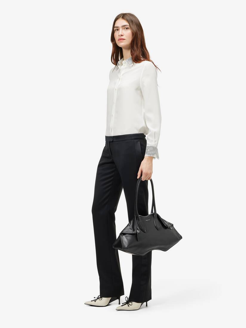 Floral Lace Detail Shirt | Alexander McQueen - image 3