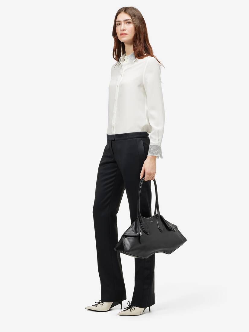 Camicia dettaglio in pizzo floreale | Alexander McQueen - image 3