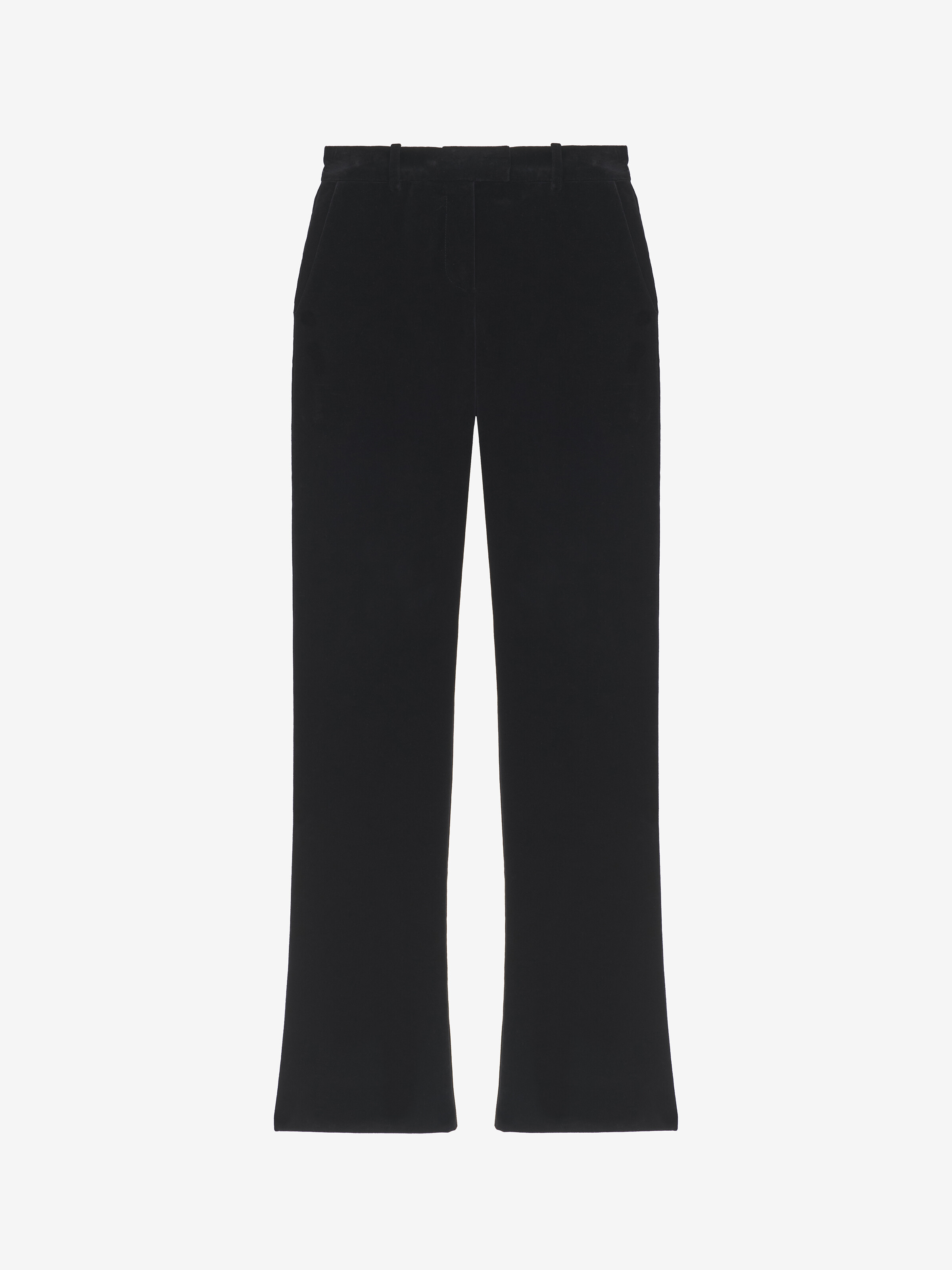 Women's Tailored Trousers in Black in 69% Viscose, 31% Cupro | Alexander McQueen - image 1