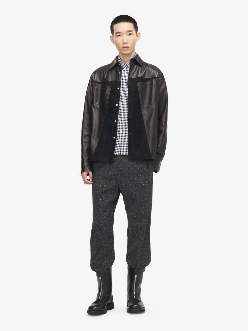 皮革外套式衬衫 | Alexander McQueen - image 2