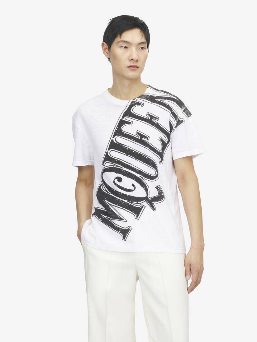 Sketch Logo Print T-shirt | Alexander McQueen - image 5