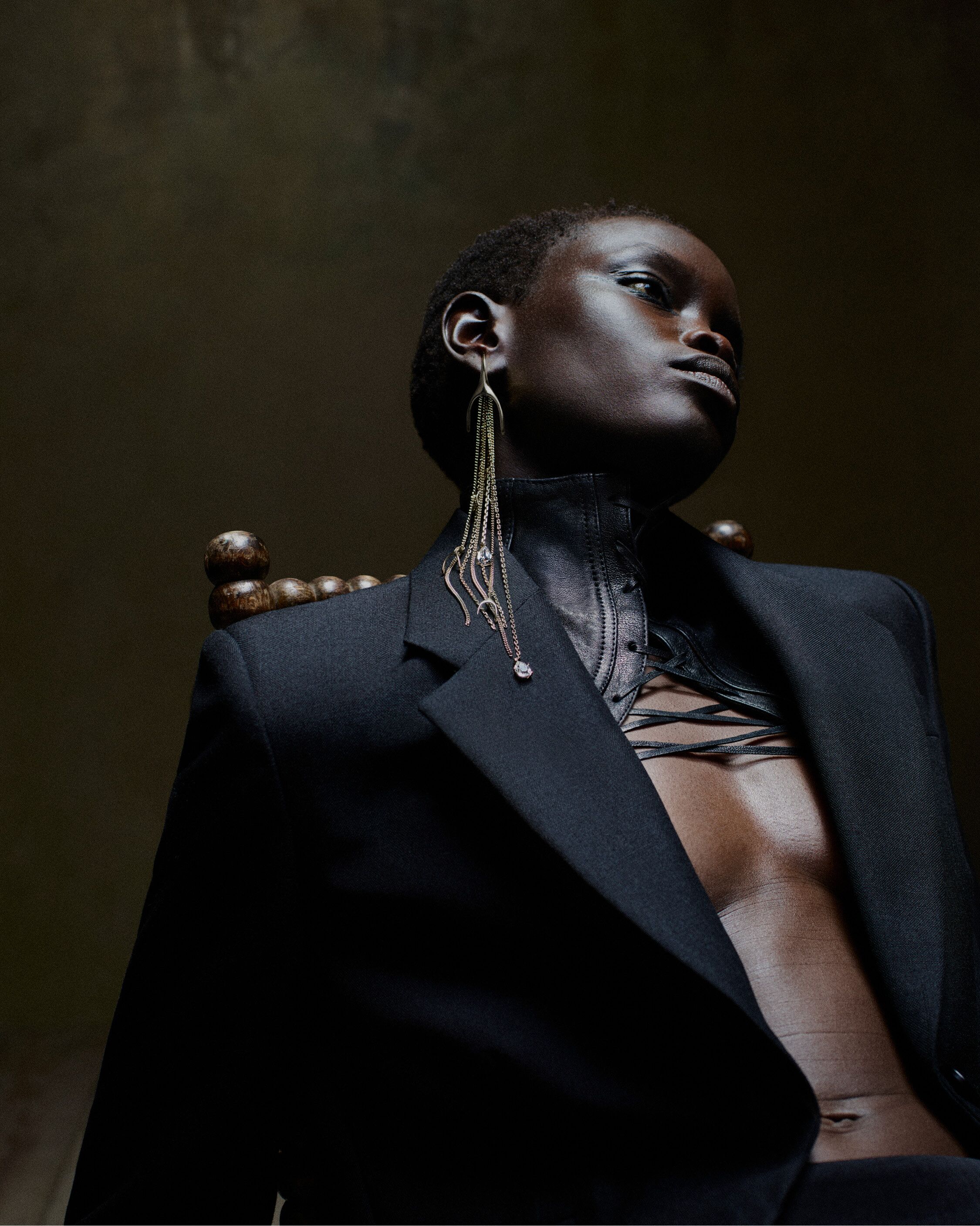 women wearing McQueen jewellery