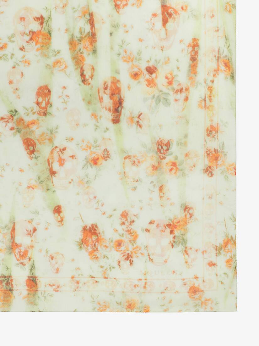 Foulard Floral Skull | Alexander McQueen - image 2