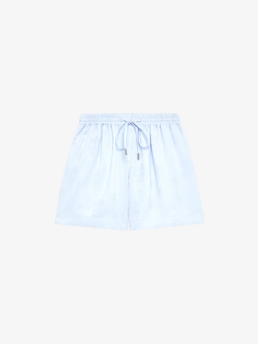 Short de pyjama en jacquard Skull | Alexander McQueen - image 1