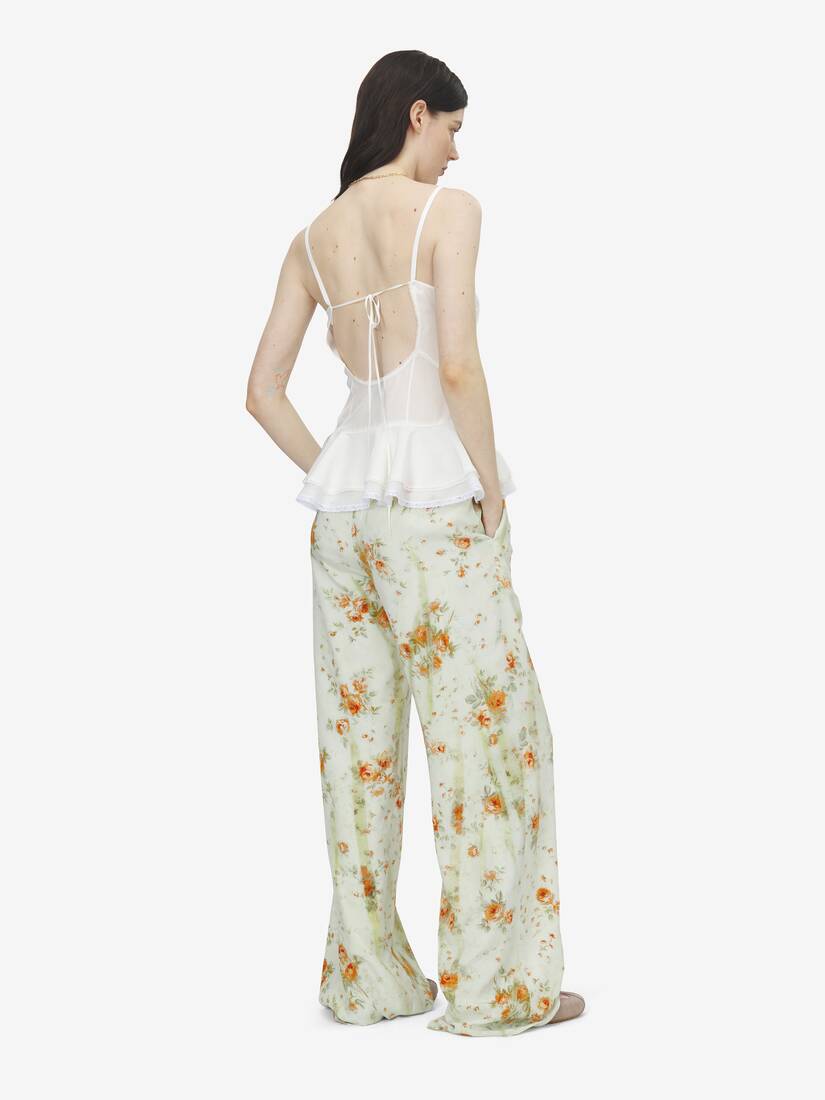 Pantaloni pyjama con motivo floreale | Alexander McQueen - image 4
