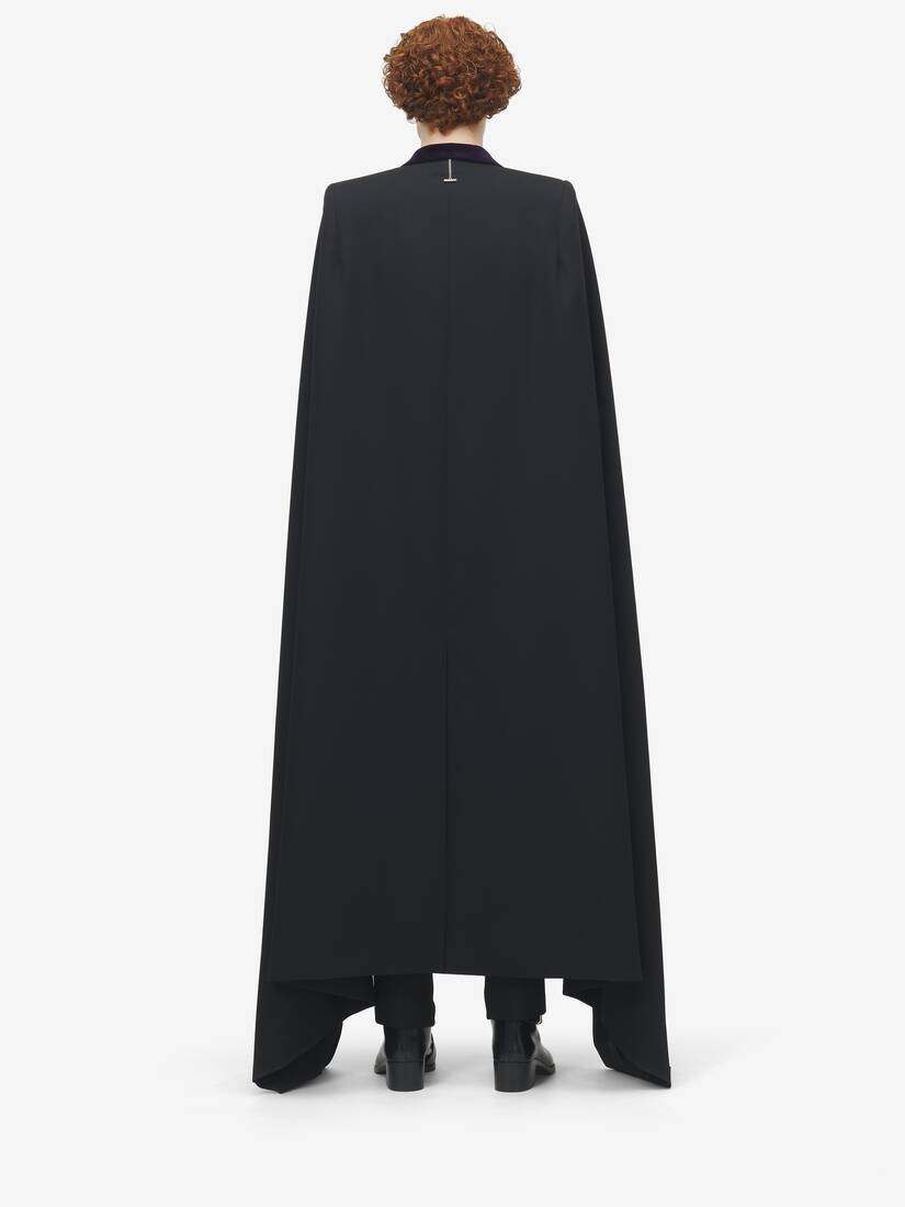 Double-breasted Cape Coat