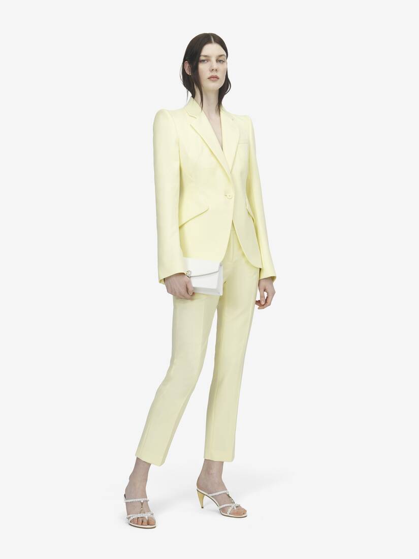 Pantaloni a sigaretta in gabardine di lana | Alexander McQueen - image 2
