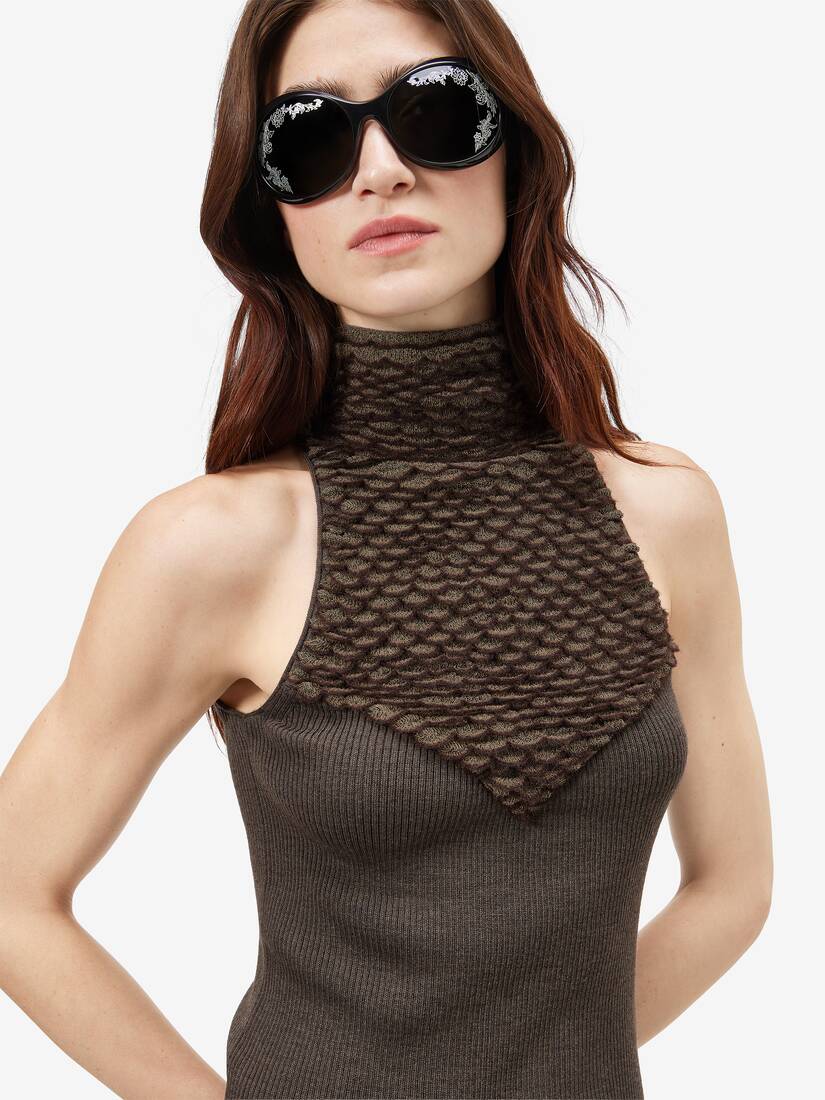 Knit Feathers Top | Alexander McQueen - image 5