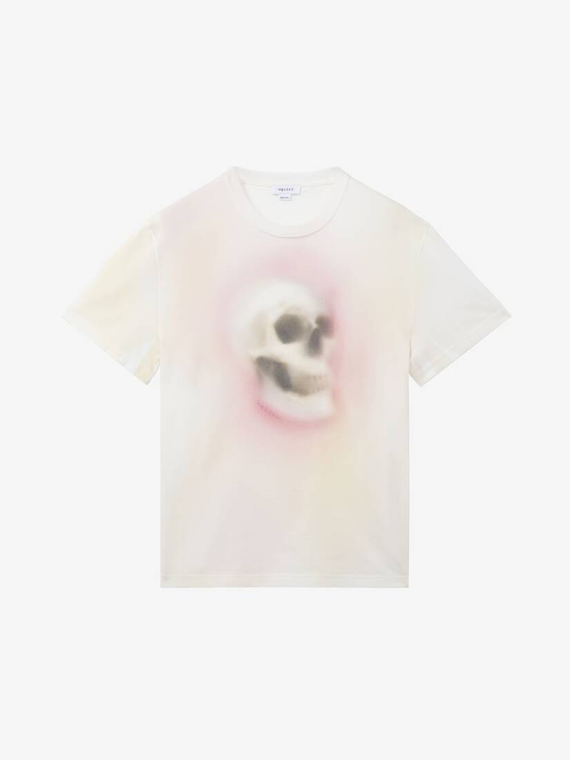Airbrushed Skull T-shirt | Alexander McQueen - image 1