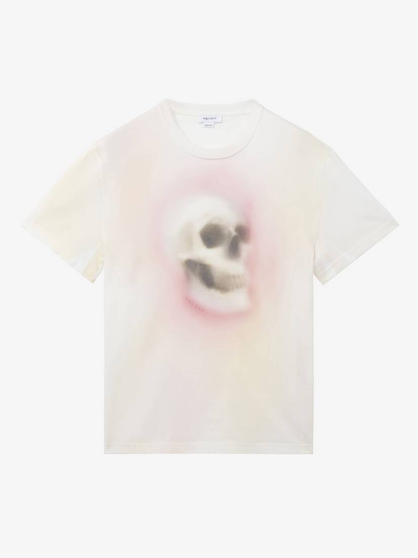 Airbrushed Skull T-shirt | Alexander McQueen - image 1