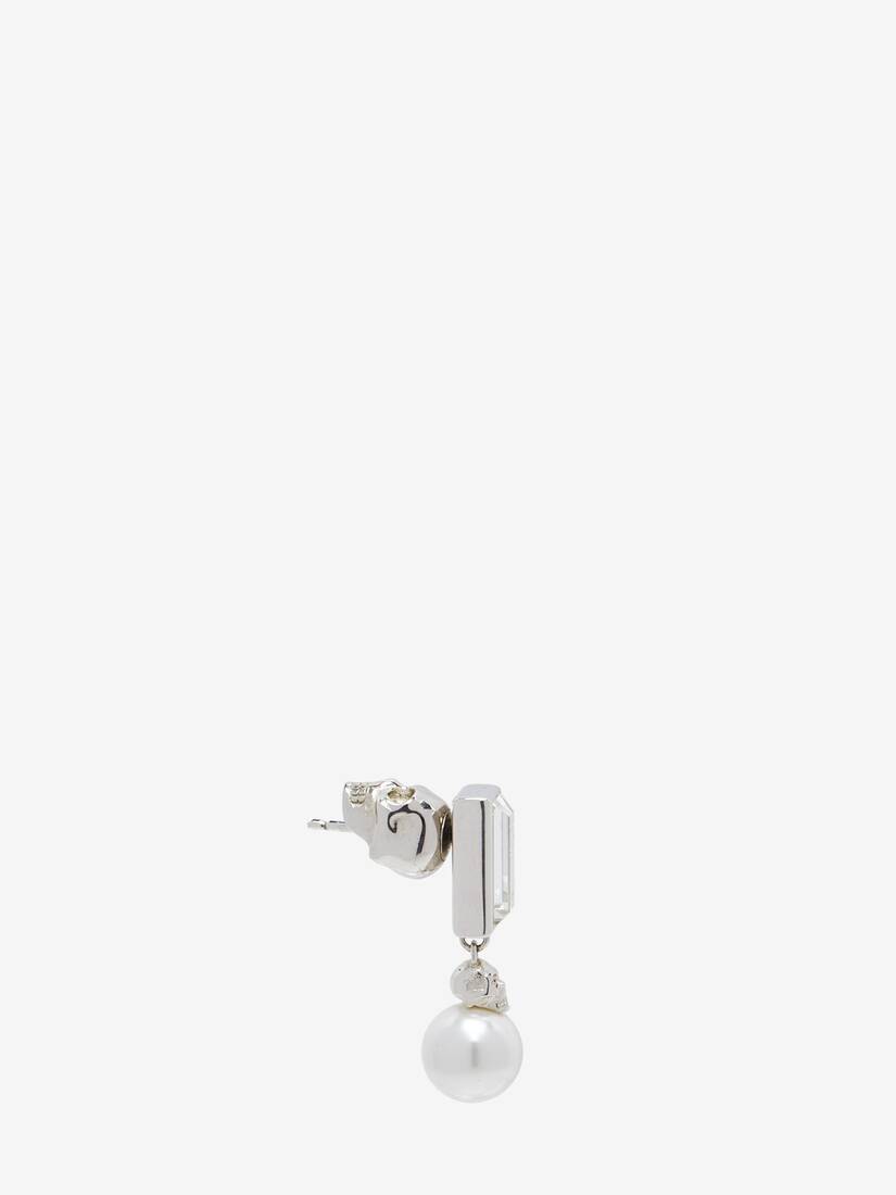 Skull & Pearl Earring