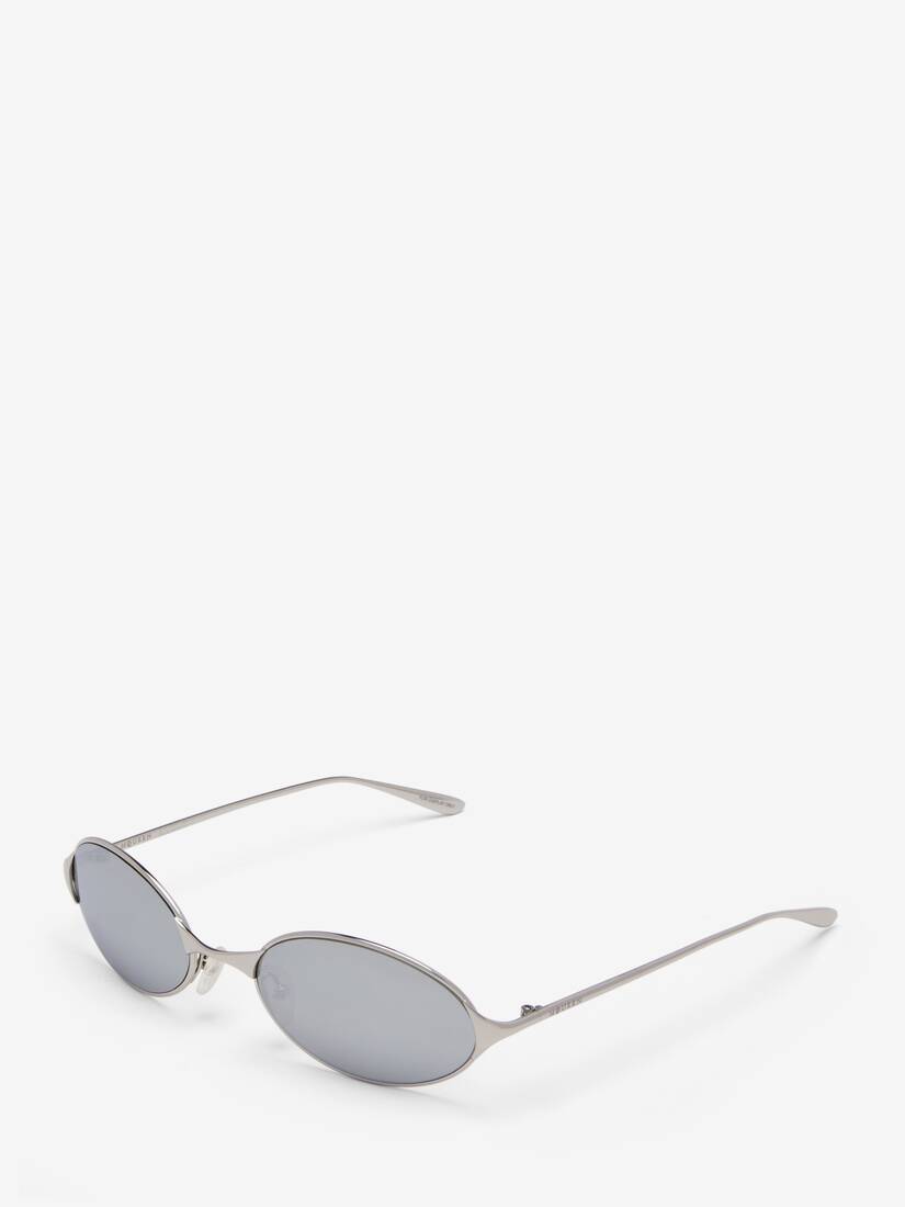 Neo Oval Sunglasses | Alexander McQueen - image 3