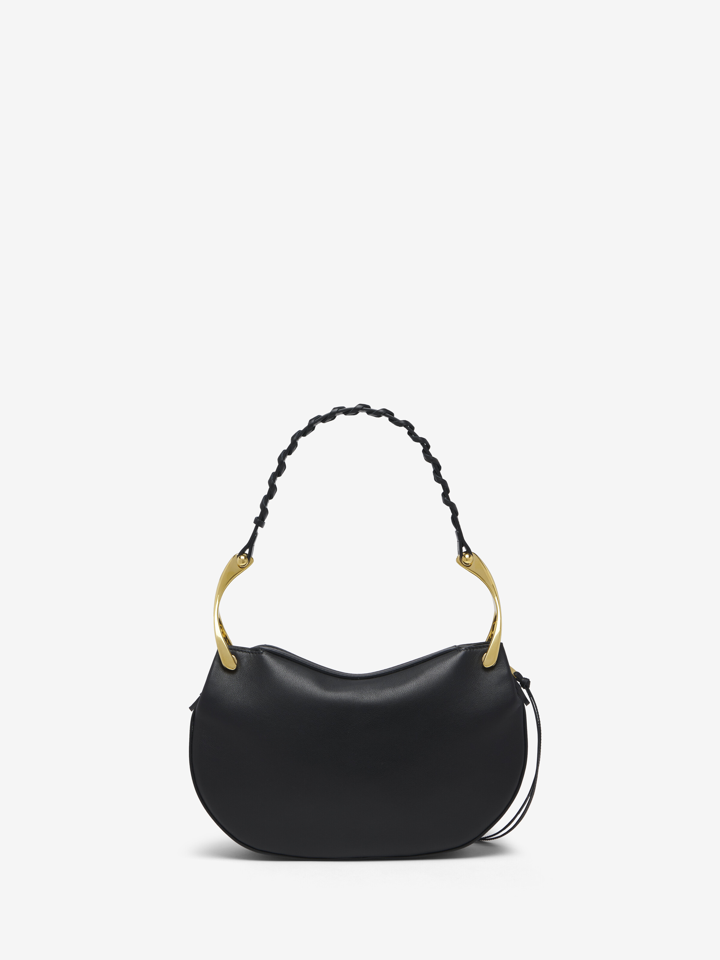 Borsa Wishbone a spalla da Donna in Nero in Pelle di vitello | Alexander McQueen - image 4