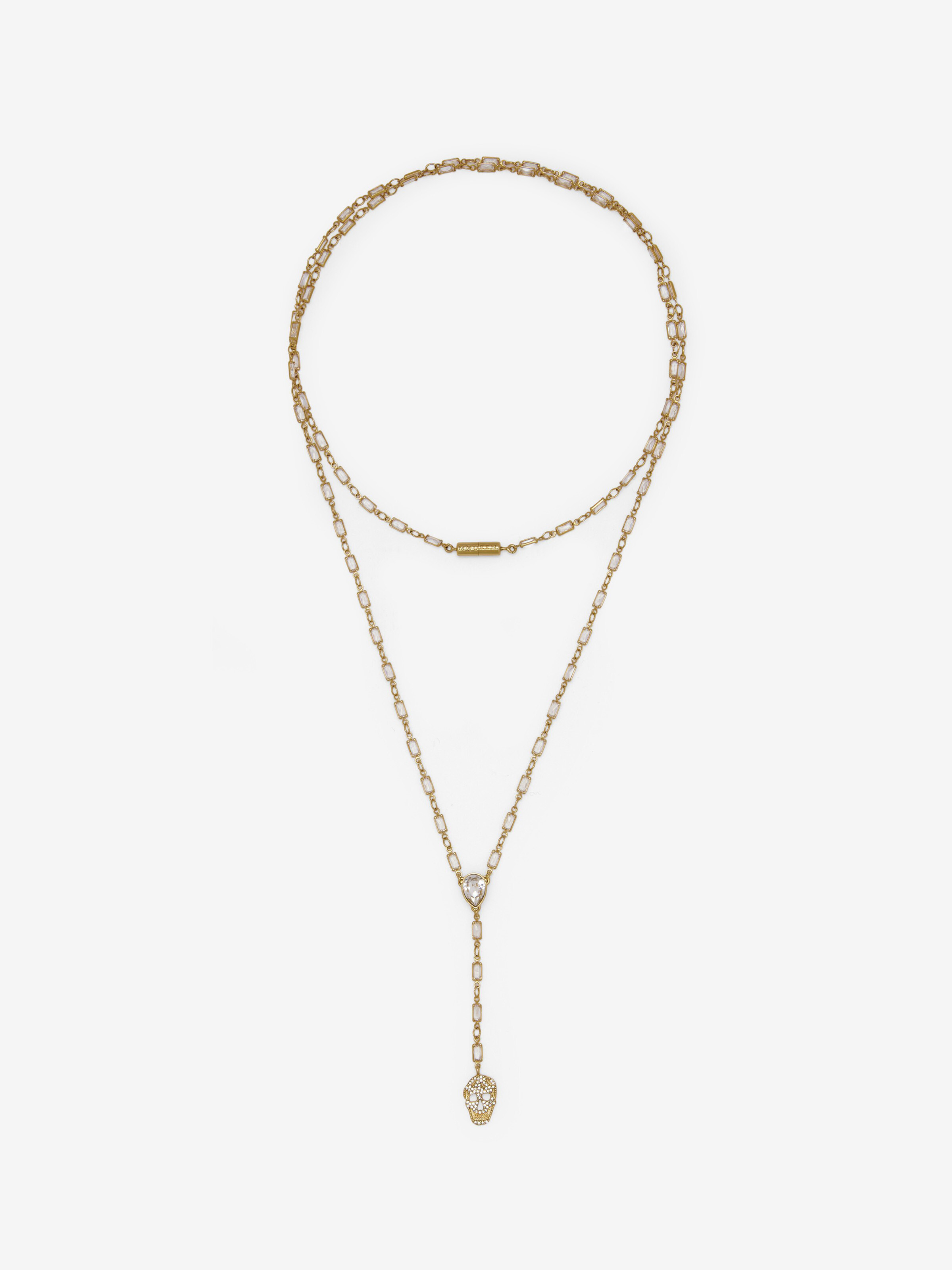 Pavé Skull Necklace