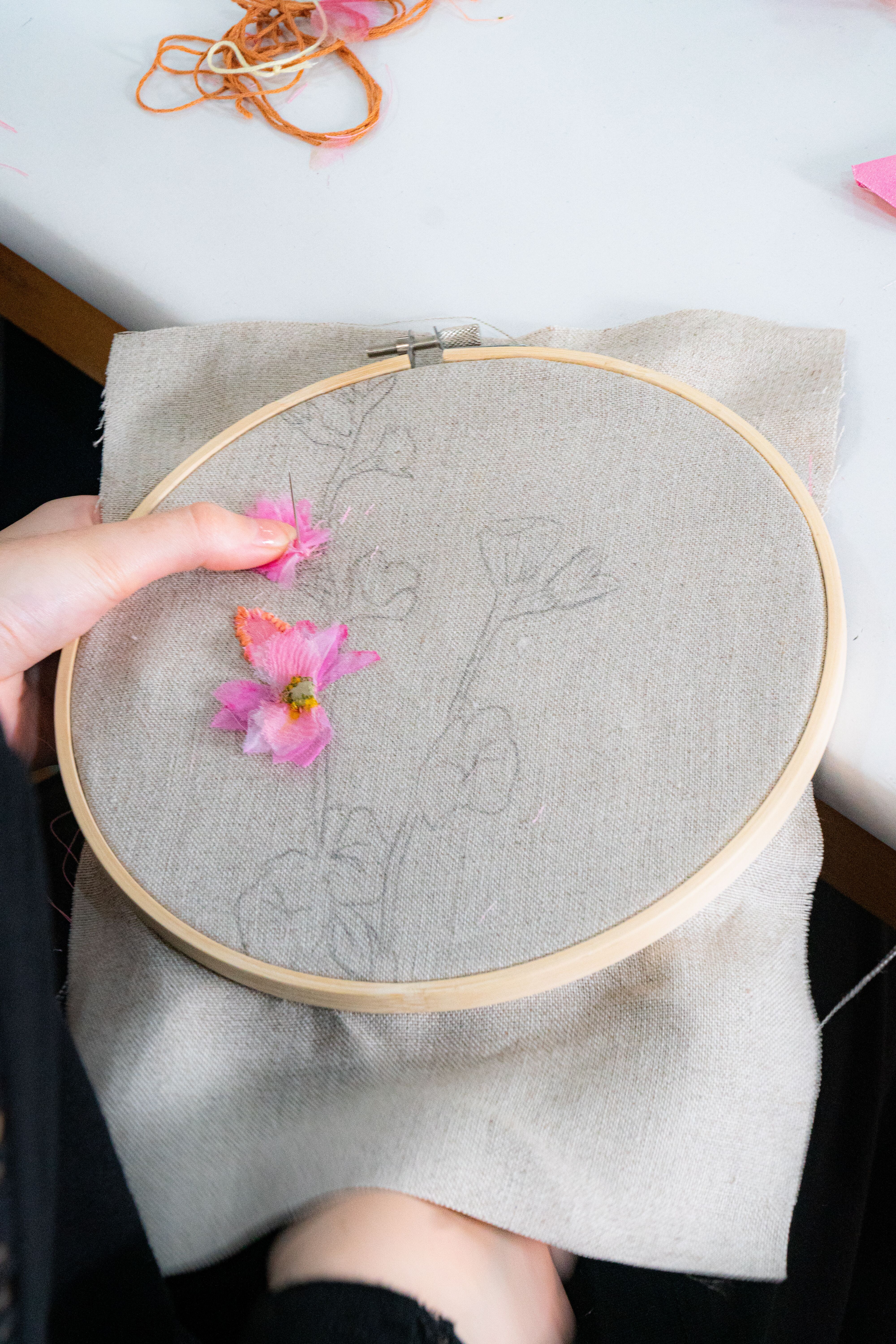 A Team Arts Education embroidery programme