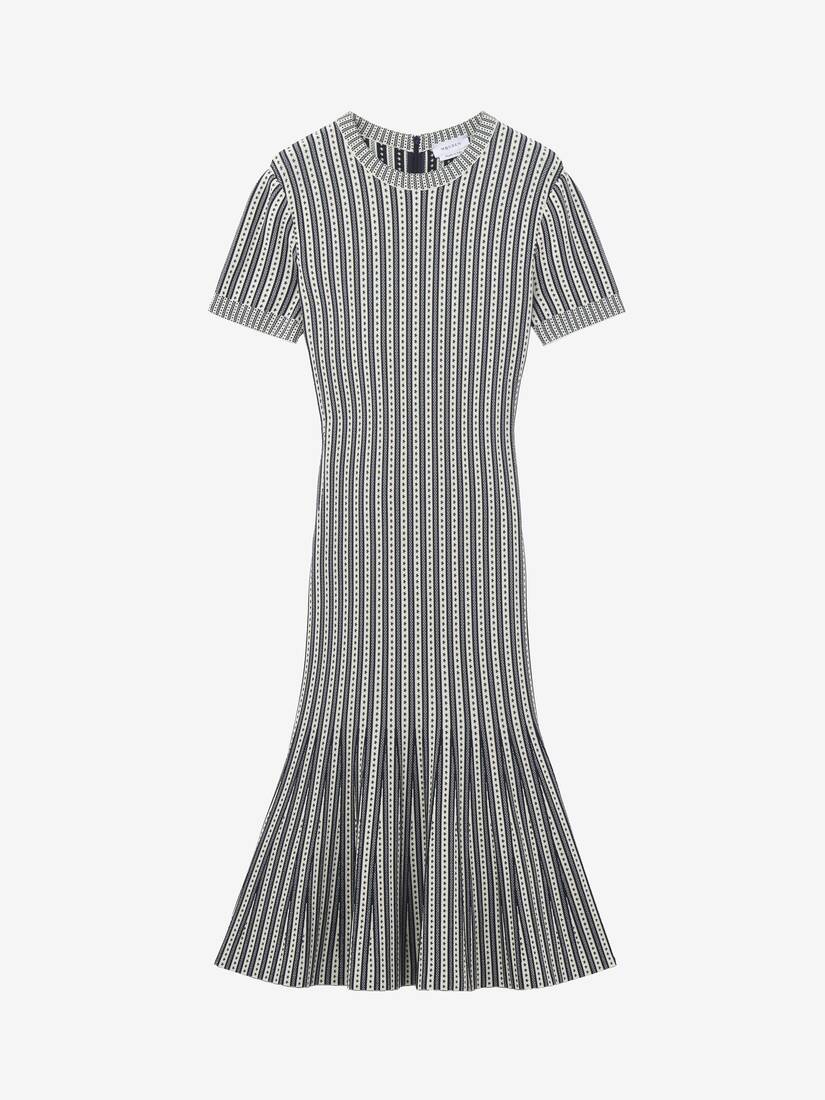 条纹针织连衣裙 | Alexander McQueen - image 1