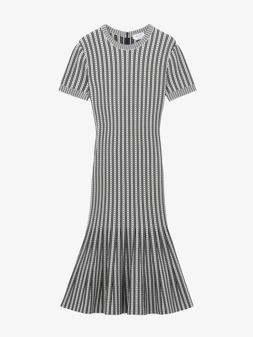 条纹针织连衣裙 | Alexander McQueen - image 1