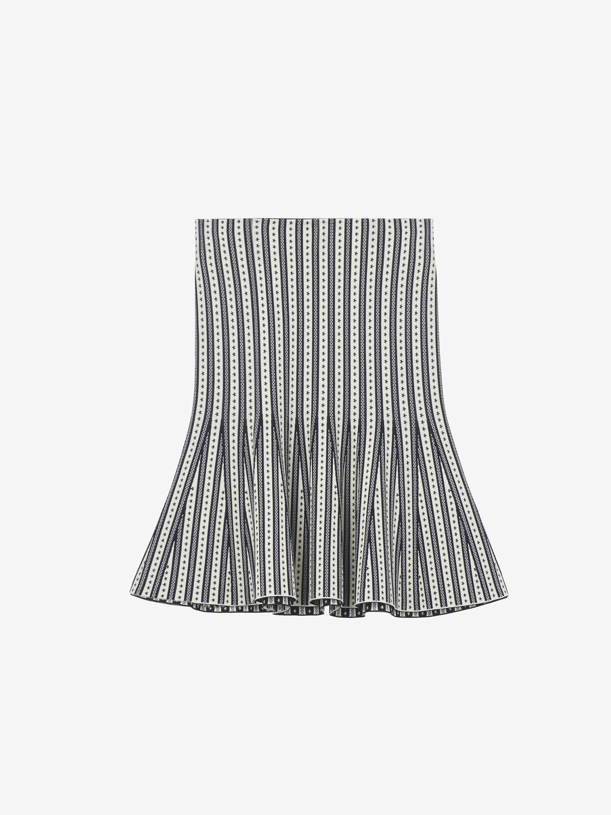 Striped Knit Mini Skirt