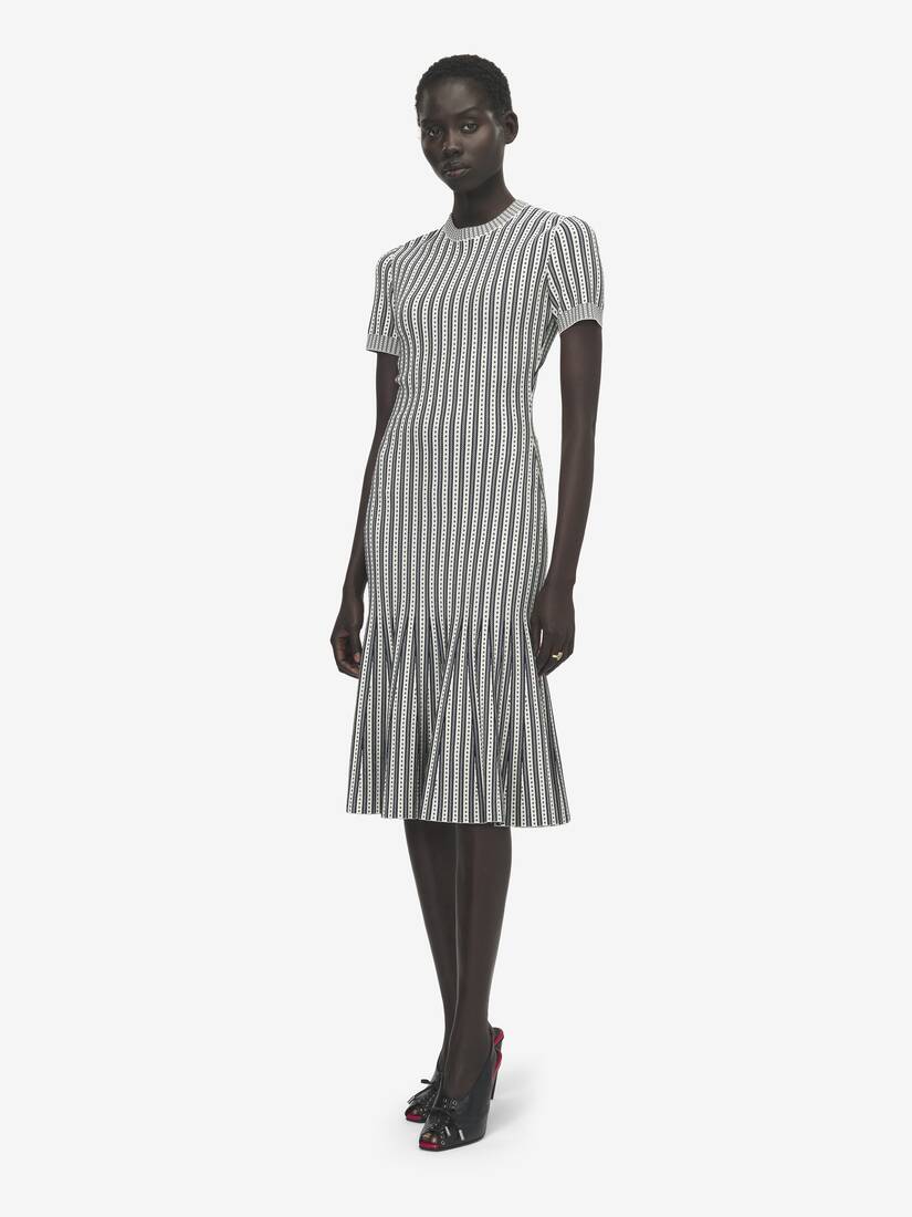 条纹针织连衣裙 | Alexander McQueen - image 2