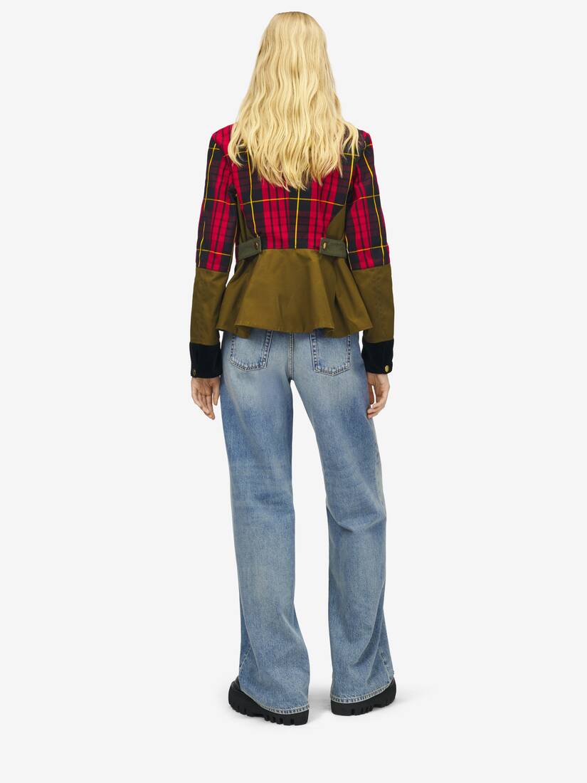 Veste ripstop en tartan | Alexander McQueen - image 4