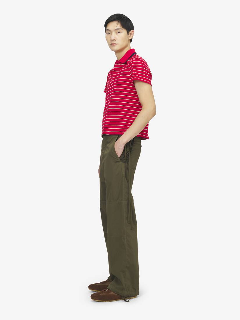 条纹Polo衫 | Alexander McQueen - image 3