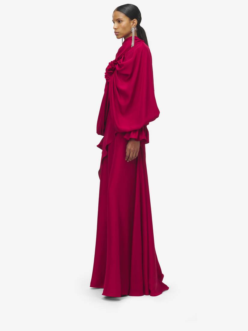 Draped Evening Dress