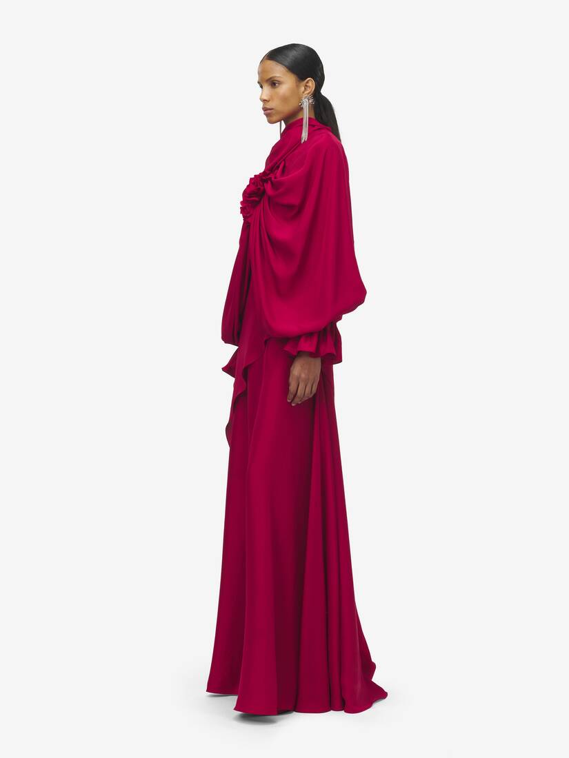 ドレープ イブニングドレス