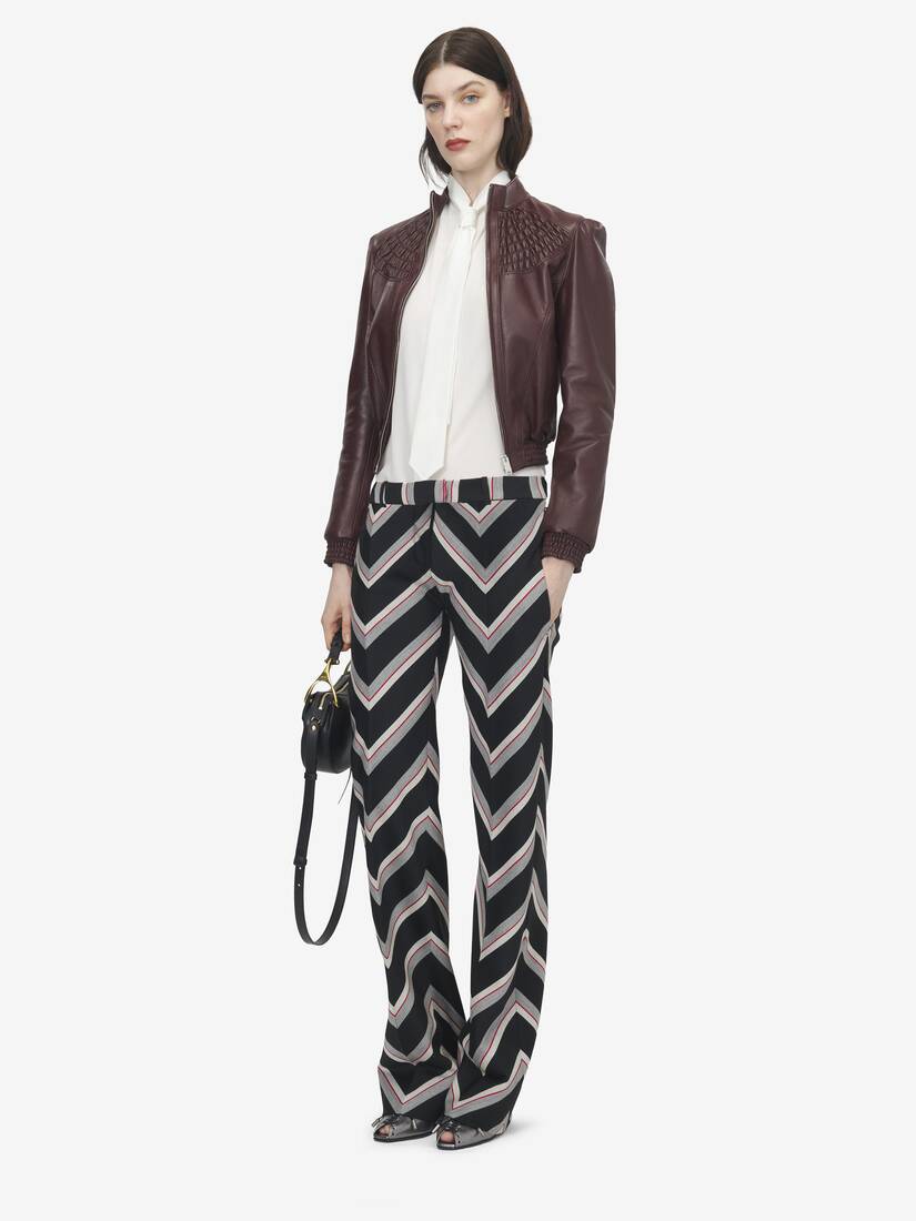 Smocking Leather Jacket | Alexander McQueen - image 2