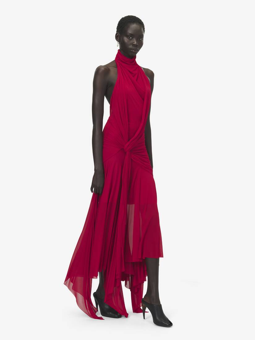 Asymmetrisch fallendes Kleid | Alexander McQueen - image 3