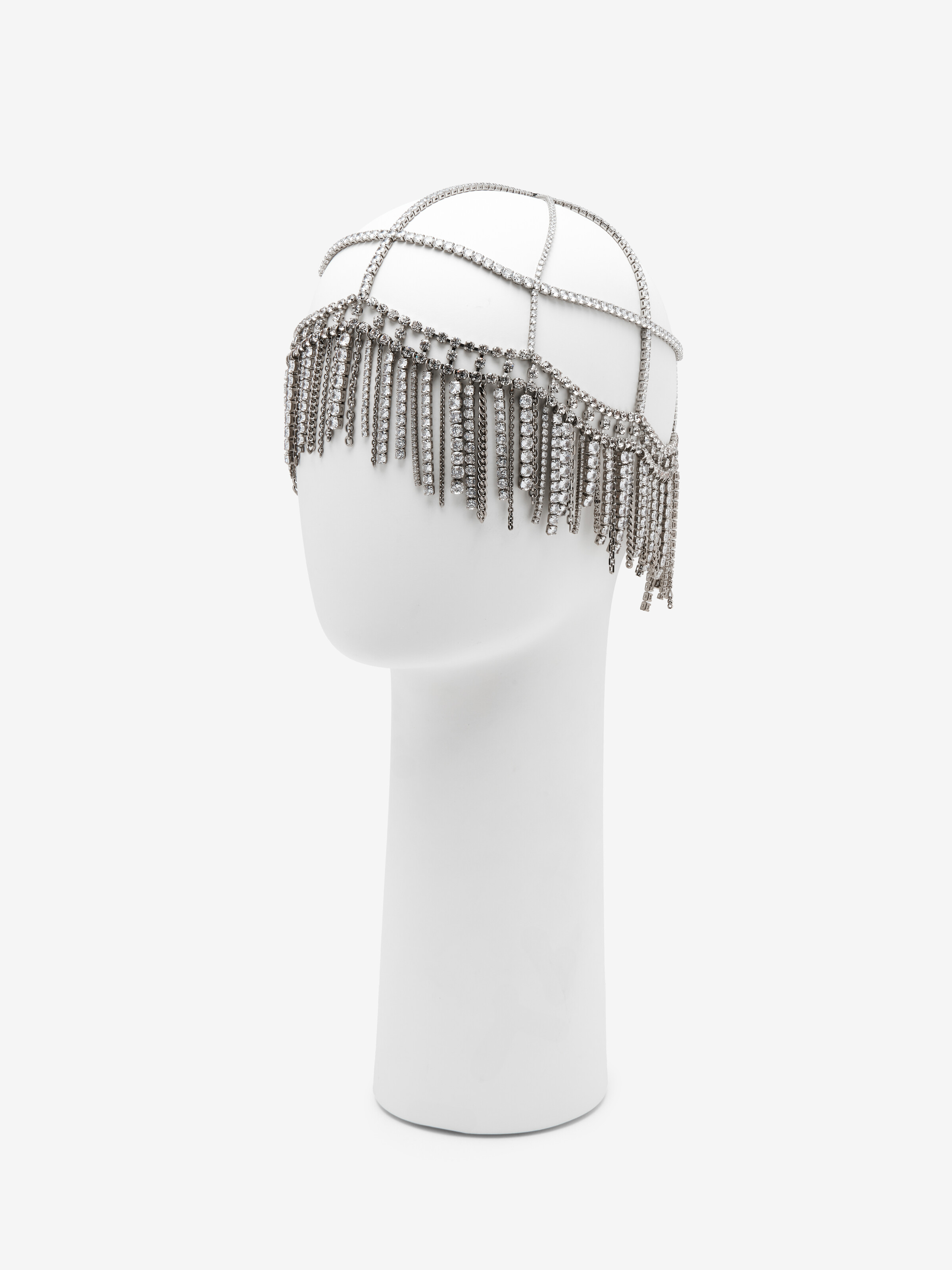 Fermaglio per capelli Chandelier da Donna in Argento Anticato in Ottone | Alexander McQueen - image 4