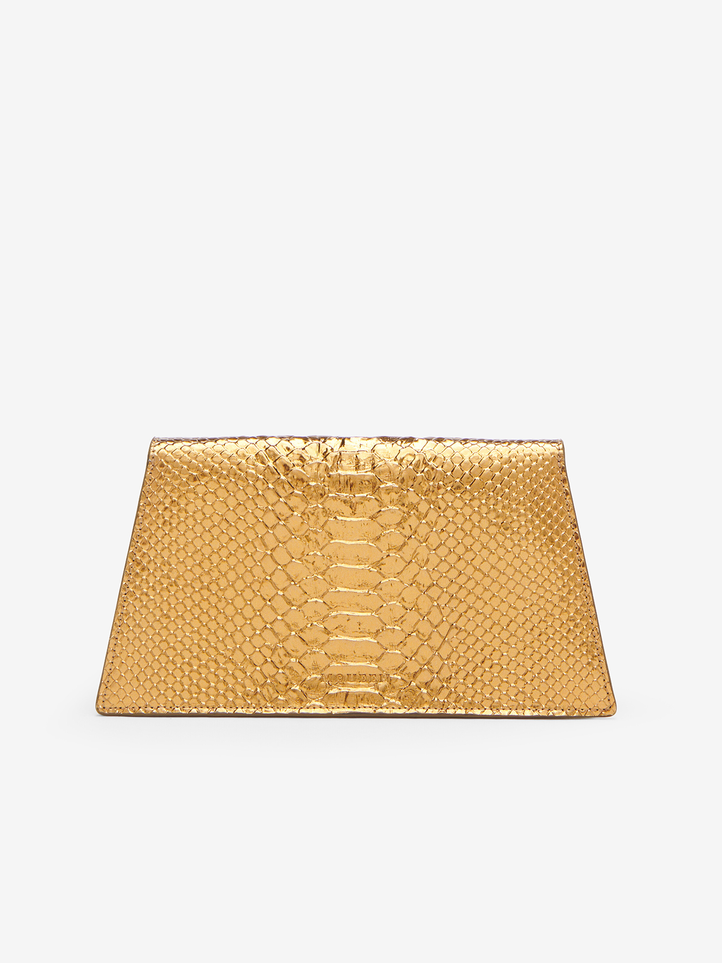 Mini Sac Skull pour Femme en Or in Cuir de veau | Alexander McQueen - image 4